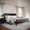 Martha Stewart Corbin King Size Solid Wood Platform Bed w/Wooden Headboard and Footboard, Dark Brown MG-090026-K-DKBRN-MS - alternate 1